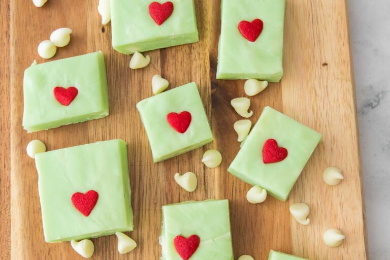 Easy Grinch Fudge (No-Bake!) - The Perfect Christmas Sweet Treat