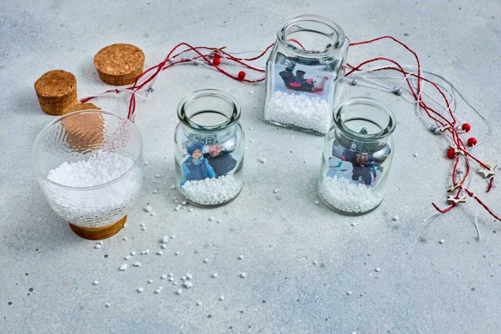 DIY Upcycled Jar Photo Snow Globe Decoration - A Magical, Memory-Filled ...